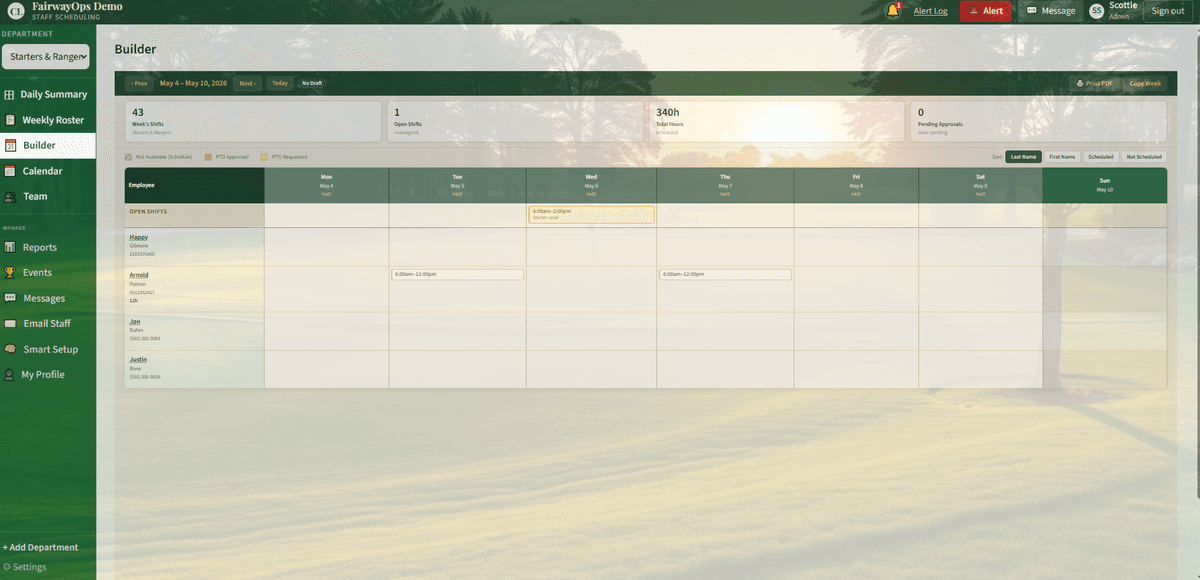 Schedule Builder
